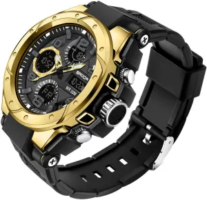 Mens Watches Sports Outdoor Waterproof overdue custom monogamy citadel release Military Watch for Men Tactical Watch Analog Digital Date Alarm Stopwatch Multi-Function Tactics Big Face Wristwatch for Men AIMES 