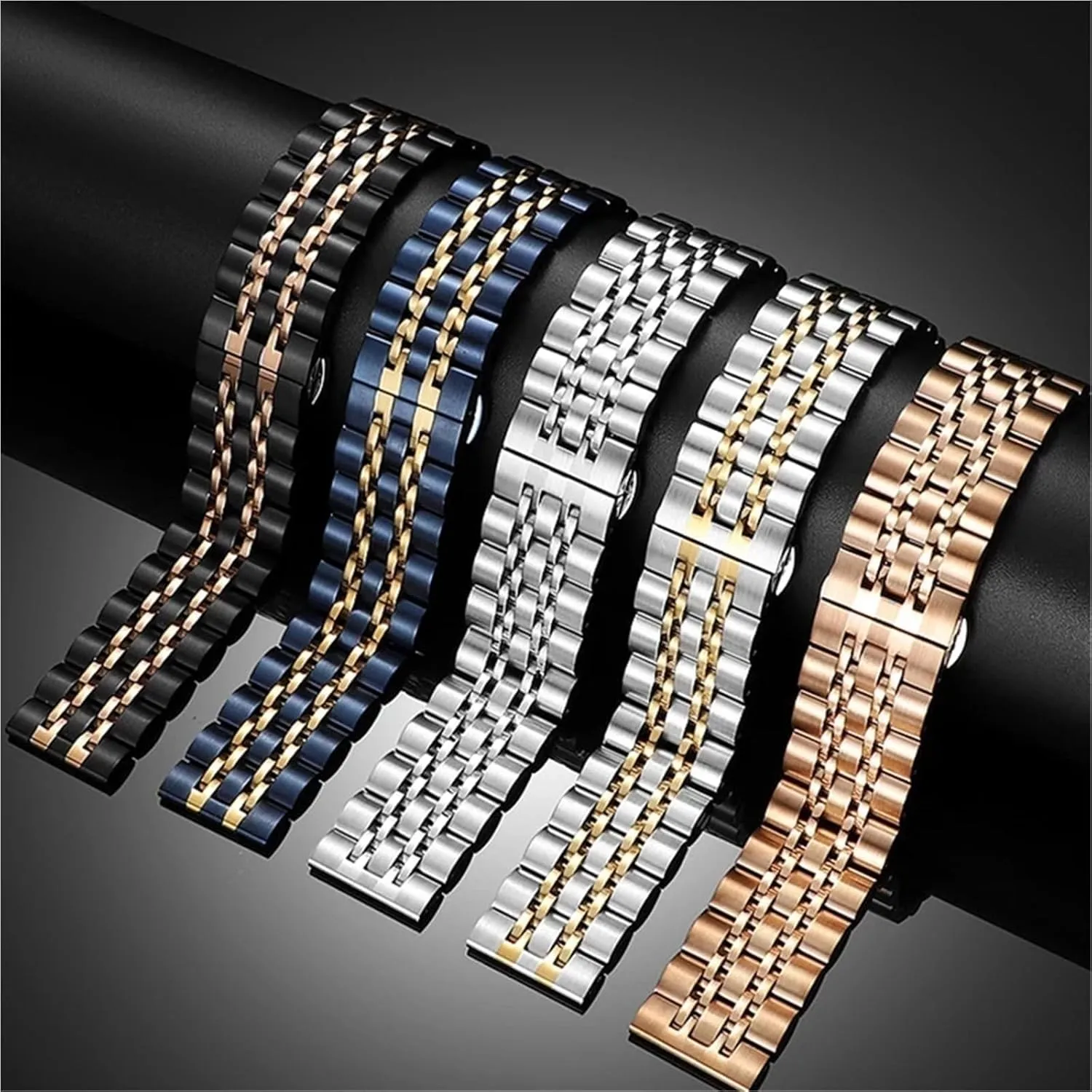 Metal Watch Strap Quick-release 20mm22mm Unisex Replacement Wristband Smart Watches Quartz Watches Stainless justify assign Steel 