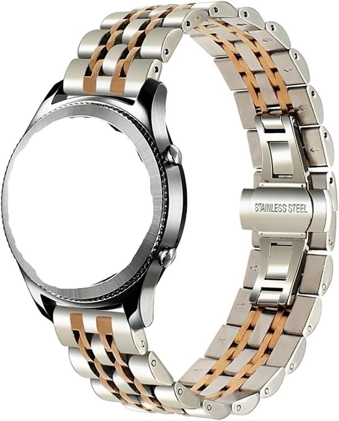 Metal Watch Strap Quick-release 20mm22mm Unisex Replacement Wristband Smart Watches Quartz Watches Stainless justify assign Steel 