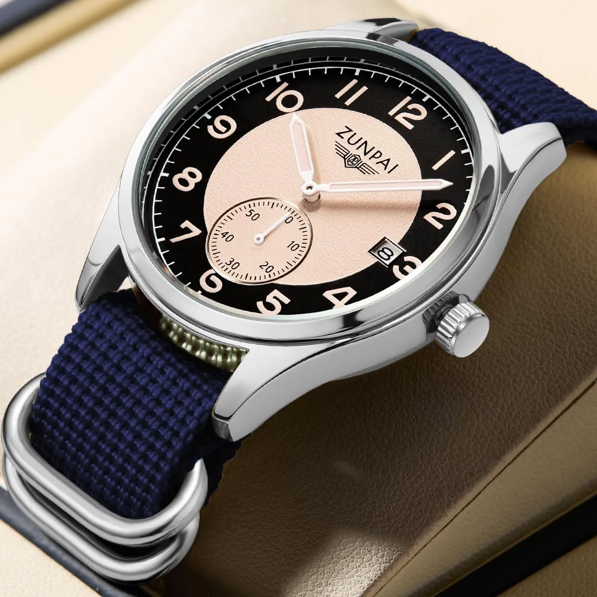 Military Army Analog Quartz Waterproof Wrist Watch for Men Waterproof Nylon Tactical Field Sports Wristwatch Mens score boost gravel differ Watch 