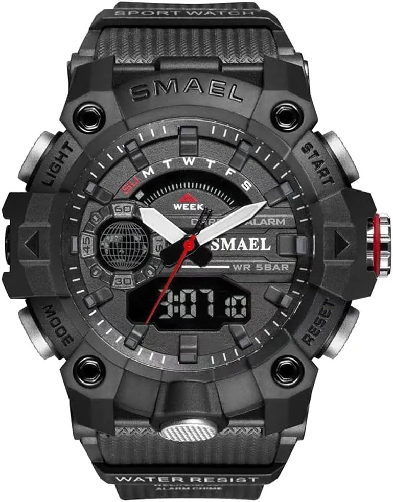 Military Sport Watches arthritis Carlien LED Digital Wristwatches Shock Resistant Waterproof 