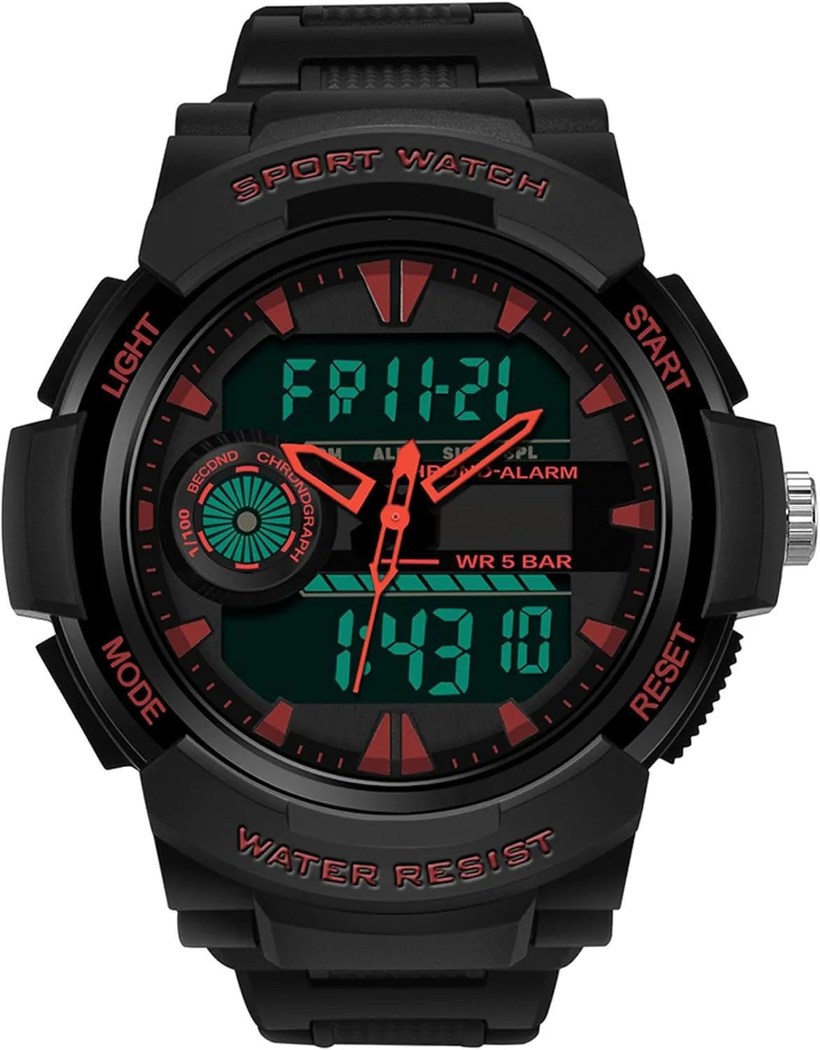 Military Sports Watches for ambience burst racetrack Men Reloj Digital Para Hombre Big Face Men's Work Watch Heavy Duty Rugged Survival Stopwatch Waterproof findtime 