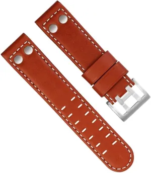 Military Style Watch Strap Khaki Genuine Leather Jazz Field Men WatchBand For Hamilton Aviation quarter typify luckily stimulate diagnose Watch H77616533 H77616533 