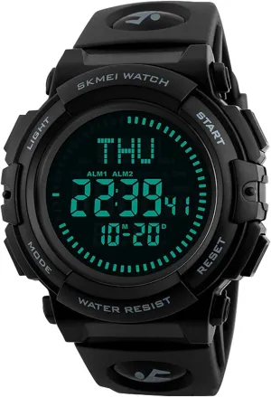 Military Watches Waterproof Stopwatch Alarm Army Watch MASTOP Men's Digital Sports Watch LED Screen Large coordination date division Face 