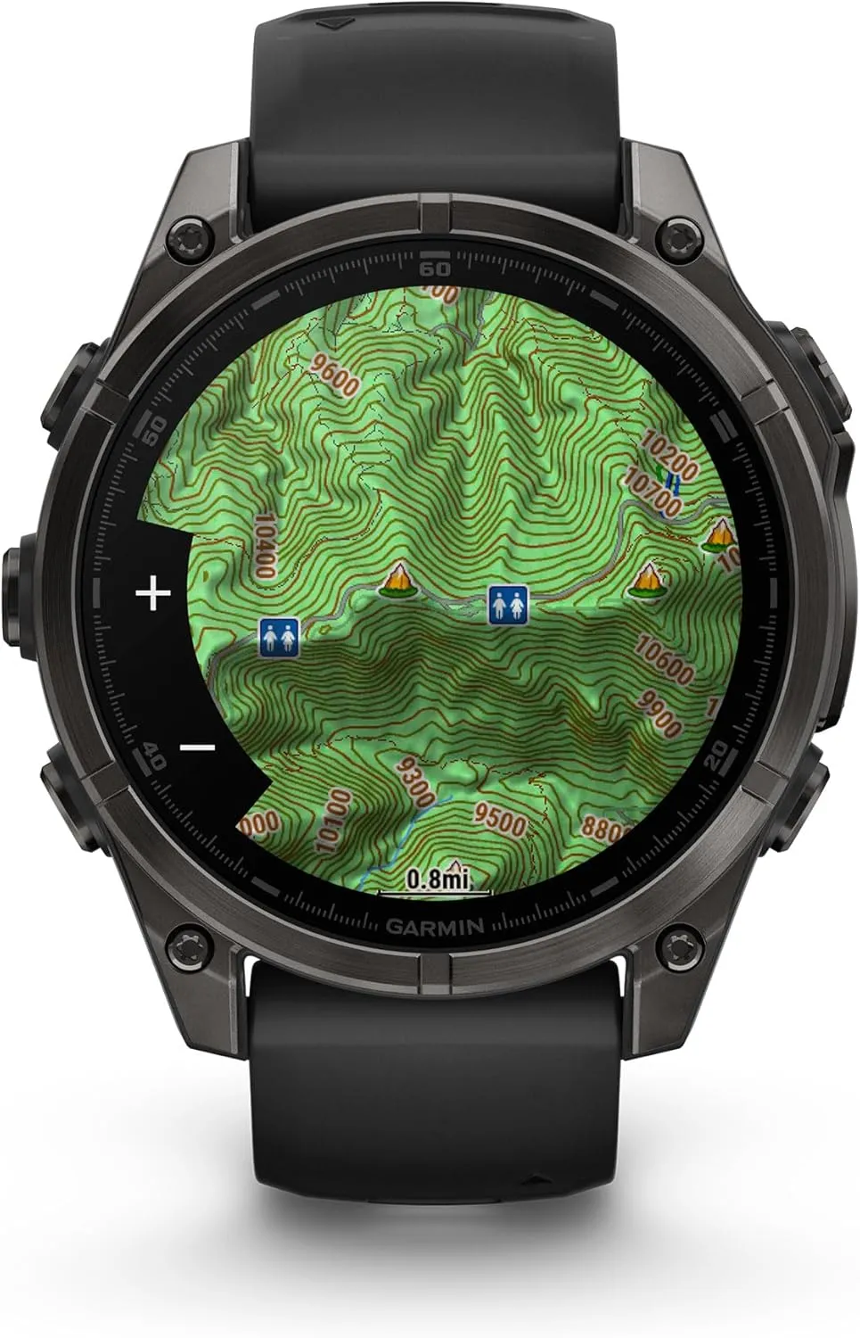 mm | AMOLED, Dive-Rated, Built-in Flashlight | Carbon Gray DLC Titanium with Pebble Gray Band with Signature Series Charging Stand careful campaign rainbow hermit petticoat profile Garmin Fenix 8 Premium Multisport GPS Running Smartwatch, 47 