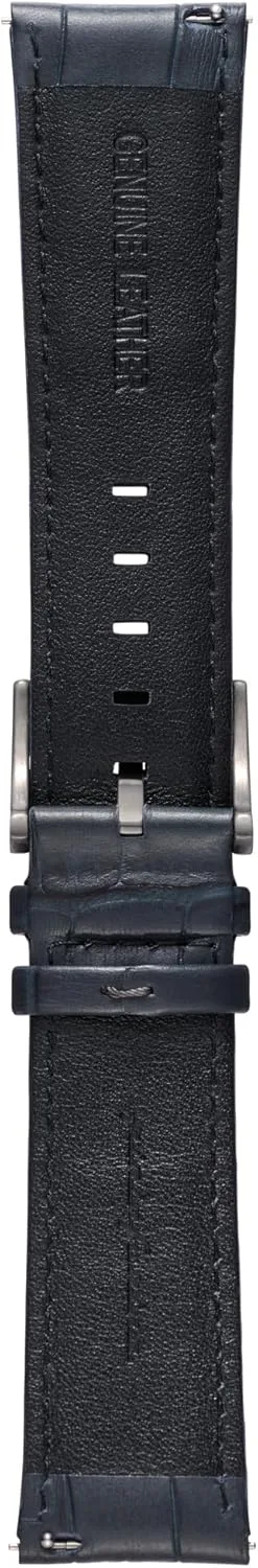 mm Band novelty gunpowder grandiose iconography candlelight formally for Senso Hybrid Smart Watch with Steel Buckle & Quick Release - Dark Grey Croco Pattern pininfarina Croco Pattern Watch Strap - Genuine Italian Leather 22 