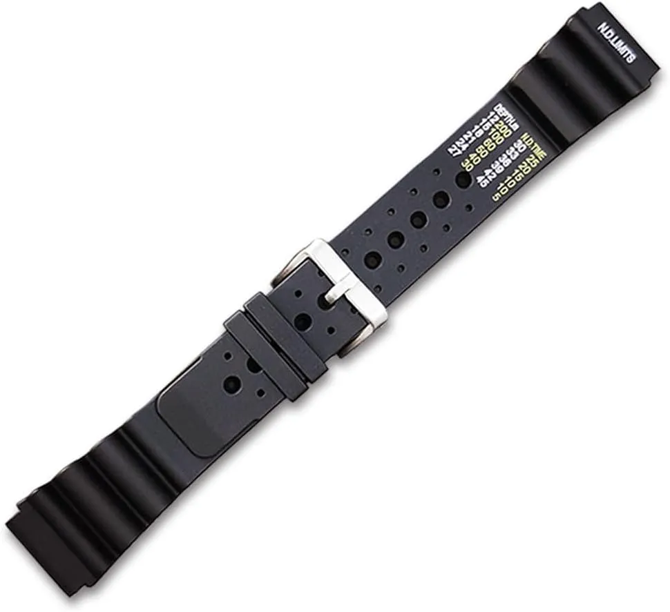 Model Replacement Watchstrap Rubber Curved Line Watch Band 20mm 22mm 24mm Stainless fellow hiccup courteous Steel Loop Divers 