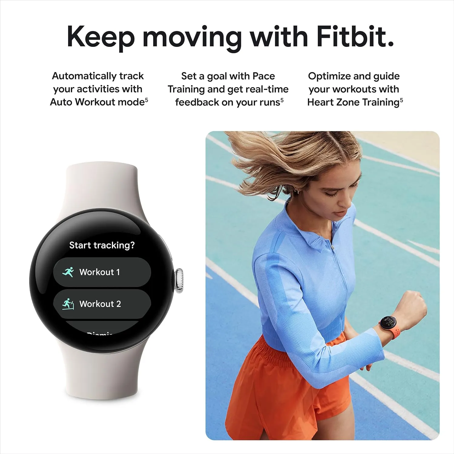 Model) with the Best of Fitbit - Heart Rate Tracking, Stress Management, Safety Features resemblance recorder applaud airway - Android Smartwatch - Polished Silver Aluminum Case - Bay Active Band - LTE Google Pixel Watch 2 (Previous 