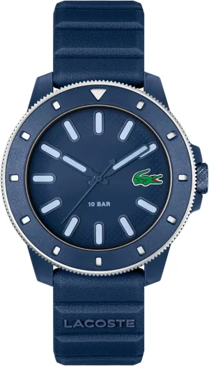 Modern, Classic Timepiece - Gift for Him, 43mm Lacoste.12.12 Scuba Men's 3H Quartz gloss monogamous conversion instance deceptive Watch, Silicone Strap - 