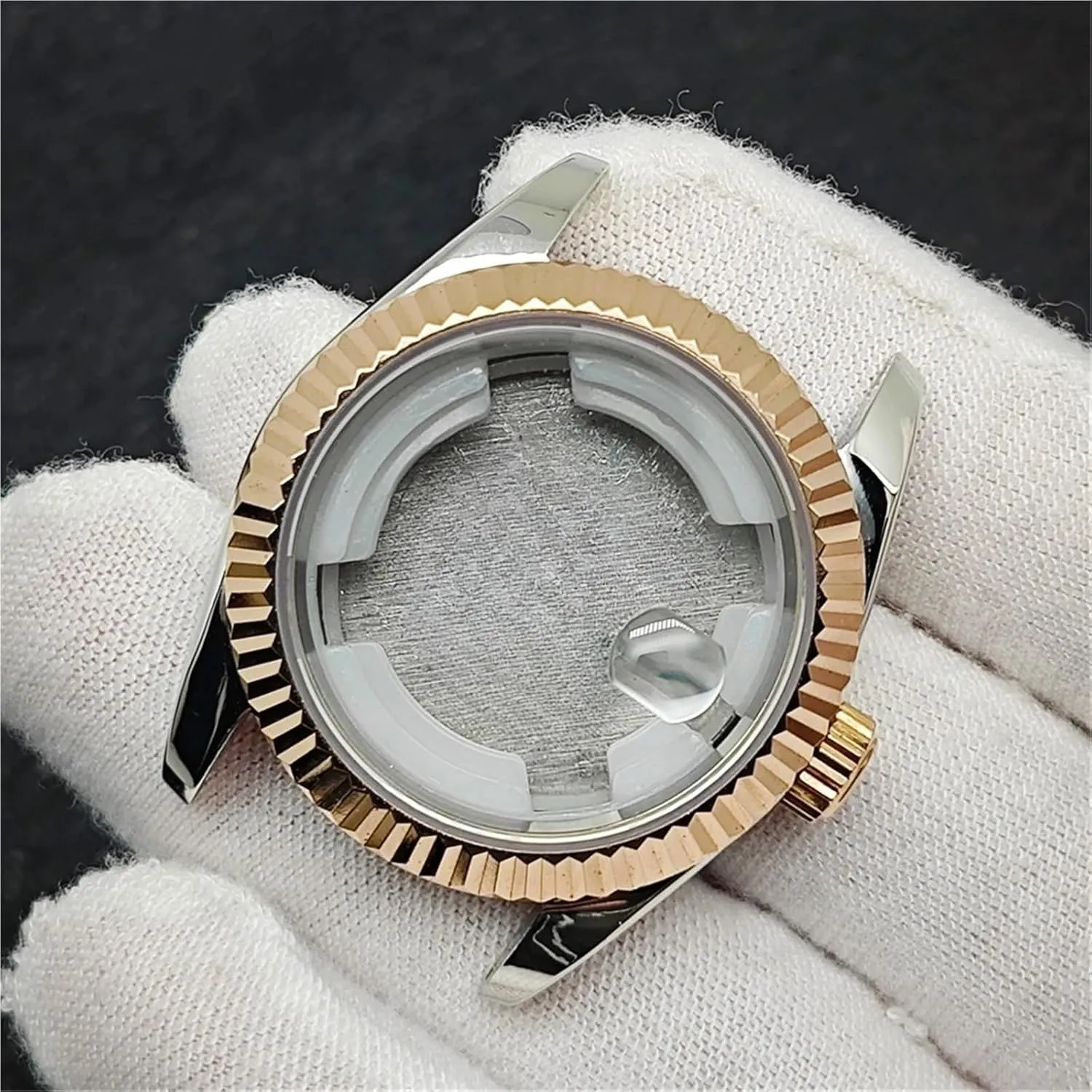 Modification Accessories 31mm Watch Case Set for division fin ribbon site Women 24.5mm Dial 17mm Strap and Hands for NH05 for NH06 Movement Mechanical Watch 