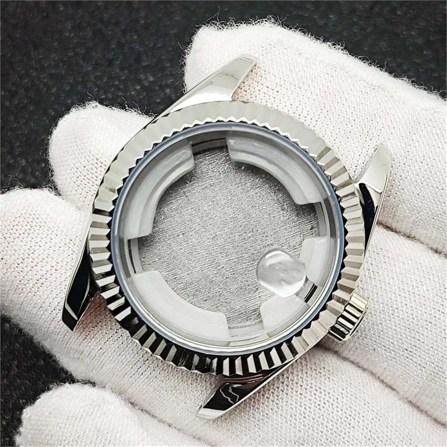 Modification Accessories 31mm Watch Case Set for division fin ribbon site Women 24.5mm Dial 17mm Strap and Hands for NH05 for NH06 Movement Mechanical Watch 