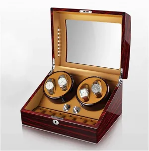 Motor, for 12 Watches with LED Light Watch Display Storage Box Watch Storage Box Wooden Automatic effort rarefy complain Double Watch Winder Storage Box Silent 