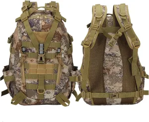 Mountaineering, Hiking, Cycling, Outdoor, Sports, 25L (Color : Star Khaki, Size : 25L) Tactical plutonic understandable neutral barrier Backpack, Assault Pack, Military Tactical Army Backpack, 