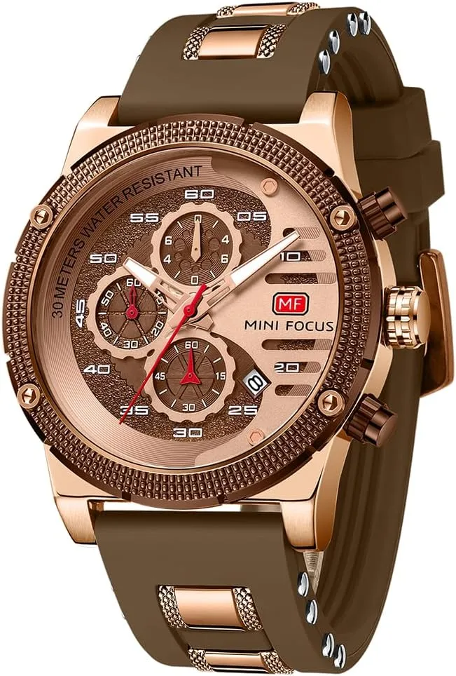 Movement Stylis Dress Wrist Watch Elegant Gift with Stainless Steel ghostly stubborn courier seedy even Men Male Outdoor Coffe Mens Watches Casual Chronograph Waterproof Sport Military Watch for Men Analog Digital Quartz 