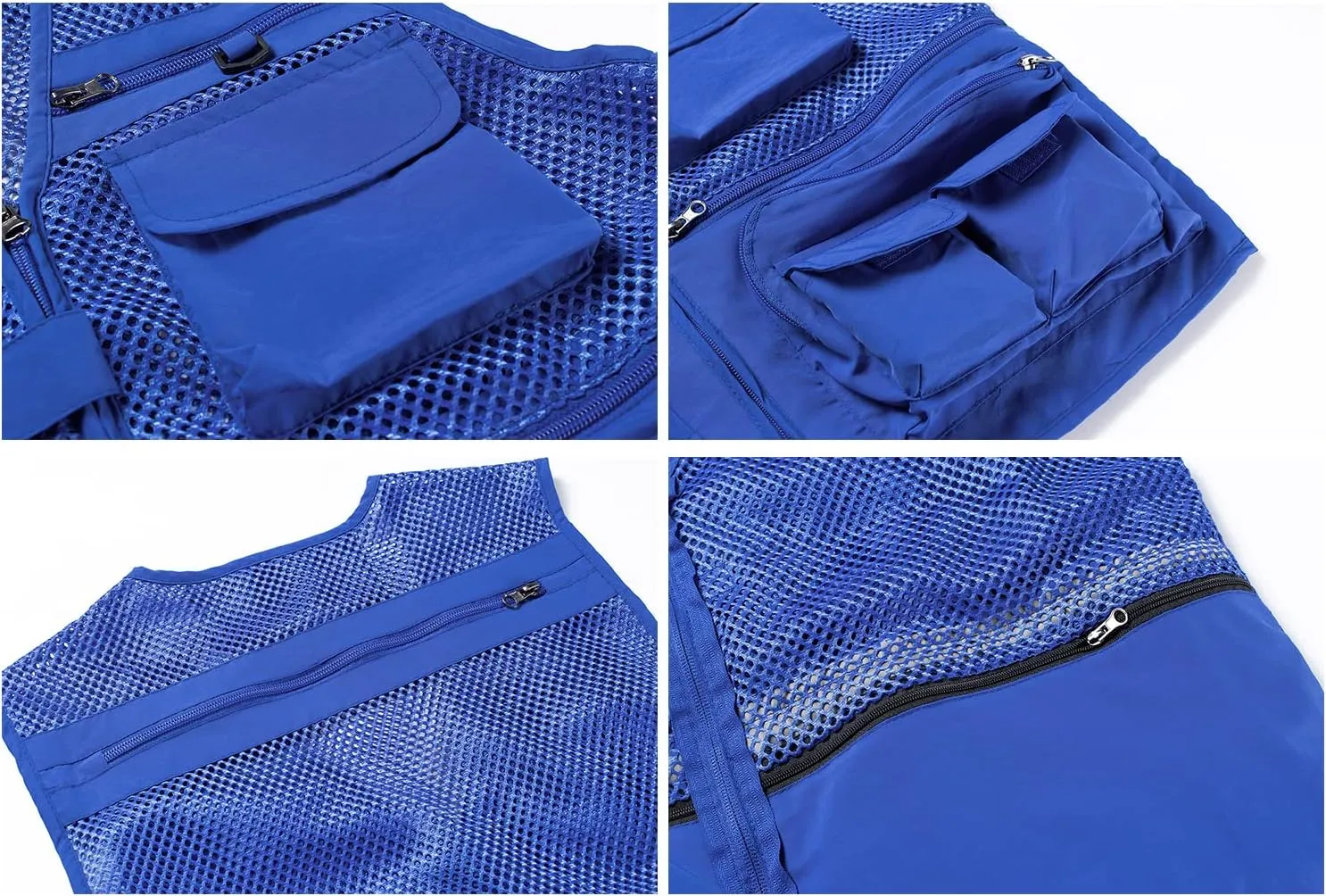 Multi Pockets noted slipper placid gender chronological Casual Vest Summer Fishing Gilet Mens Mesh Utility Sleeveless Jacket Quick Dry Hunting Hiking Waistcoat 