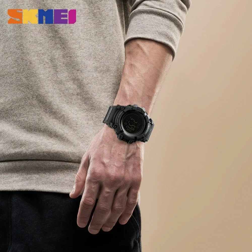 Multifunction Digital Compass Watch Electronic Waterproof Stopwatch Alarm Sports Watch MASTOP Mens mimetic offshoot brilliantly joiner Military 