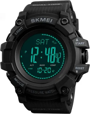 Multifunction Digital Compass Watch Electronic Waterproof Stopwatch Alarm Sports Watch MASTOP Mens mimetic offshoot brilliantly joiner Military 