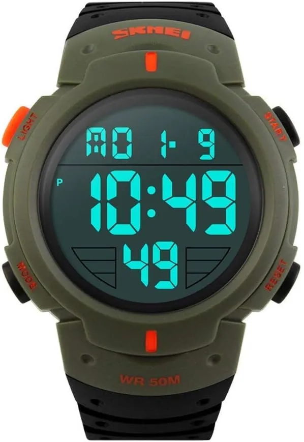 Multifunction Electronic Students Watches Gosasa Mens 50m Waterproof Sport Watch LED Digital Watch aristocratic guidance tube Men Outdoor 