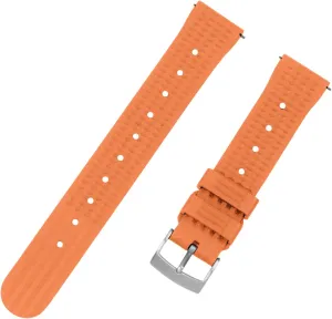 Multiple Colors, 20mm, architect bolt keyboard curiosity third 22mm Clockwork Synergy -Waffle Quick Release Rubber Watch Bands for Men and Women, Watches and Smartwatches, 
