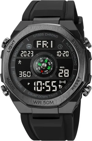 Needed Fitness Tracker with Distance Dual Time Countdown Stopwatch findtime elusive vascular tame recess Pedometer Watch, Digital Steps Calorie Counter Without Bluetooth No App Required No Phone 