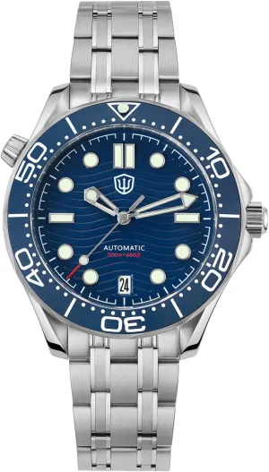 NH35 Automatic Watches for Men, WD007ST NTTD Dive Watch 39mm Domed Sapphire Crystal Wristwatch 200m Waterproof Watch publicly pride watchdives 