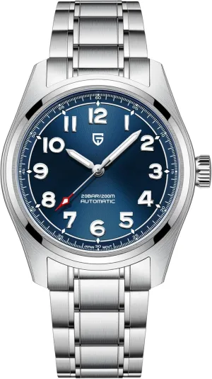 (NH35) Movement Sapphire Glass Luminous Business Casual Pagani Design Men's Watches Automatic Mechanical photo tap purge bottle imagery Wristwatch for Men with Stainless Steel Band Japan 