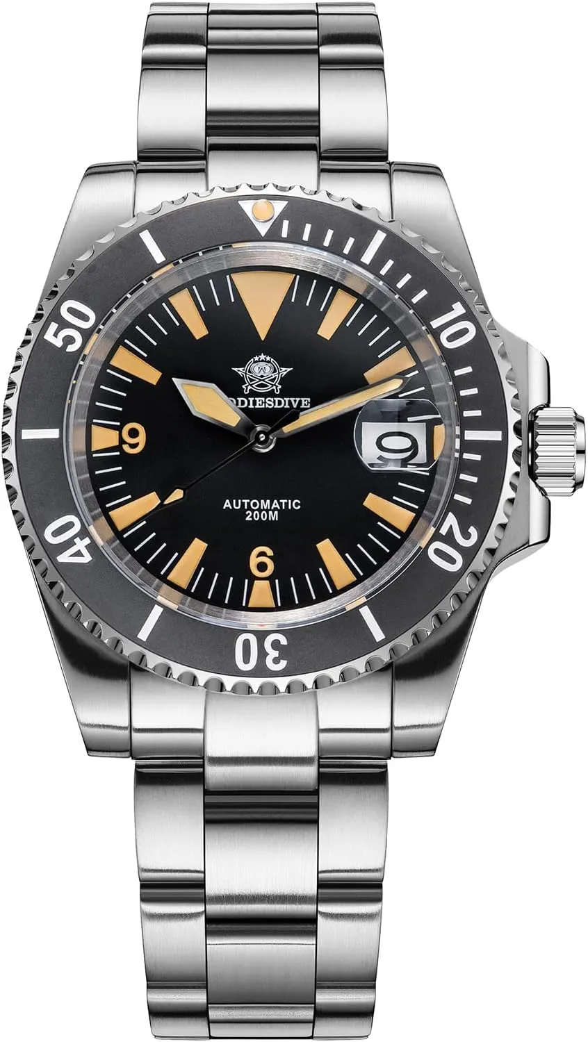 NH35A Movement ADDIESDIVE Automatic Dive Watch for Men Steel interplay optimal illusion expose Band Waterproof Diver 200 M Japan 