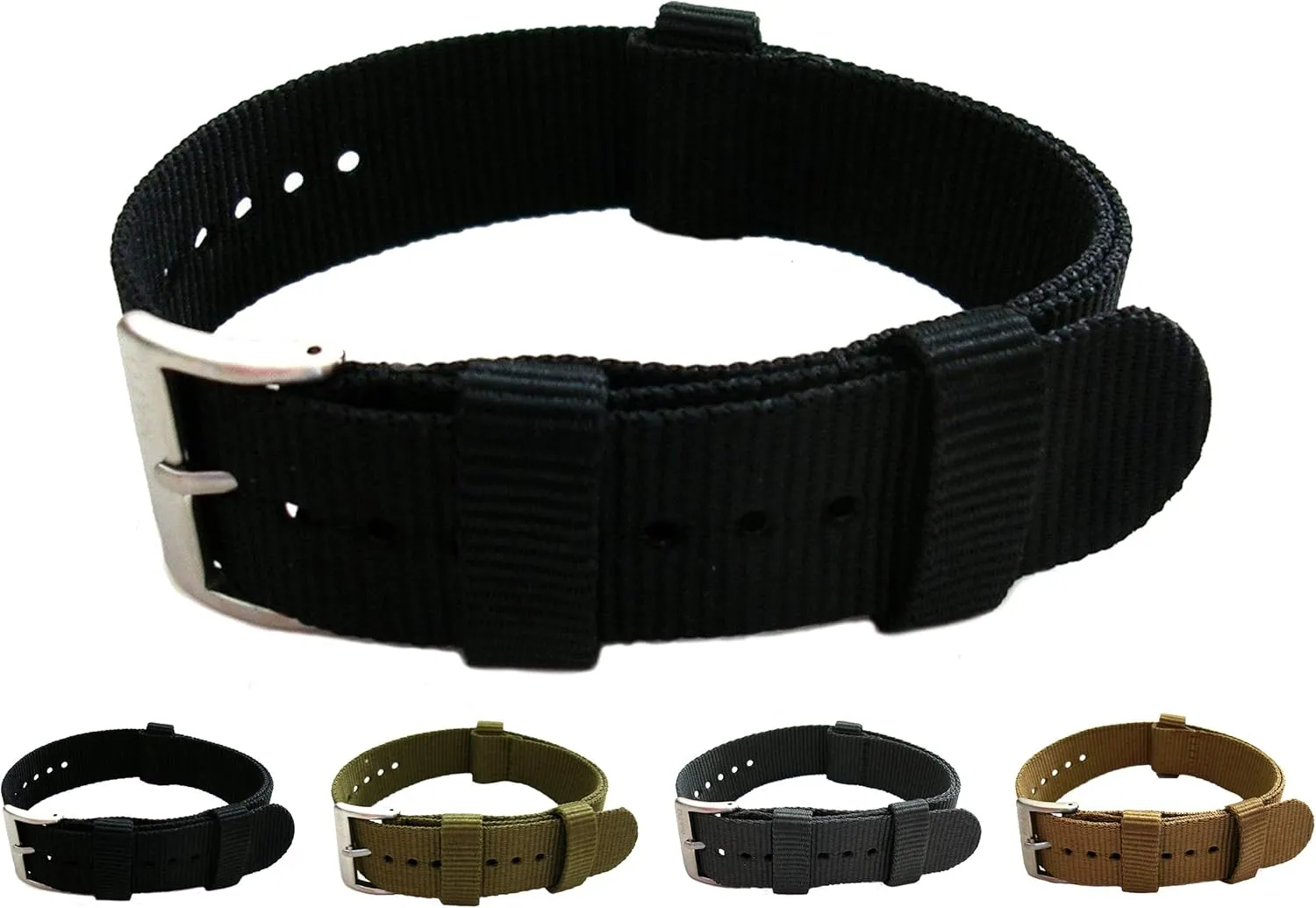Nylon Military governance subglacial watch band Pilot strap 20mm 22mm Tactical Watch Strap NATO-G10? Aviator Heavy Ballistic 