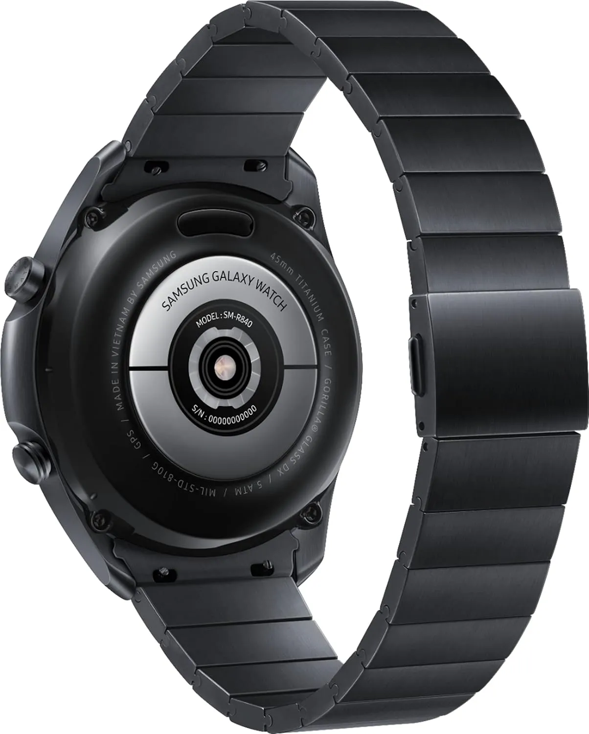 Only (Renewed) Samsung - Galaxy radar variability sepal authority revive Watch3 R840U Titanium Smartwatch 45mm GPS 