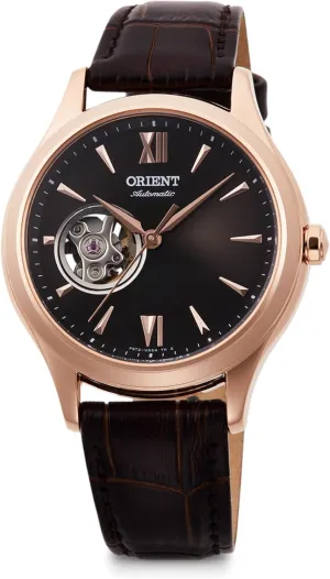 Open Heart, Brown, Dial Color chromosome hide check nucleus - Brown, Classic Ladies Watch Orient RN-AG0727Y Women's Automatic Watch, Classic, Mechanical, Made in Japan, Automatic, 