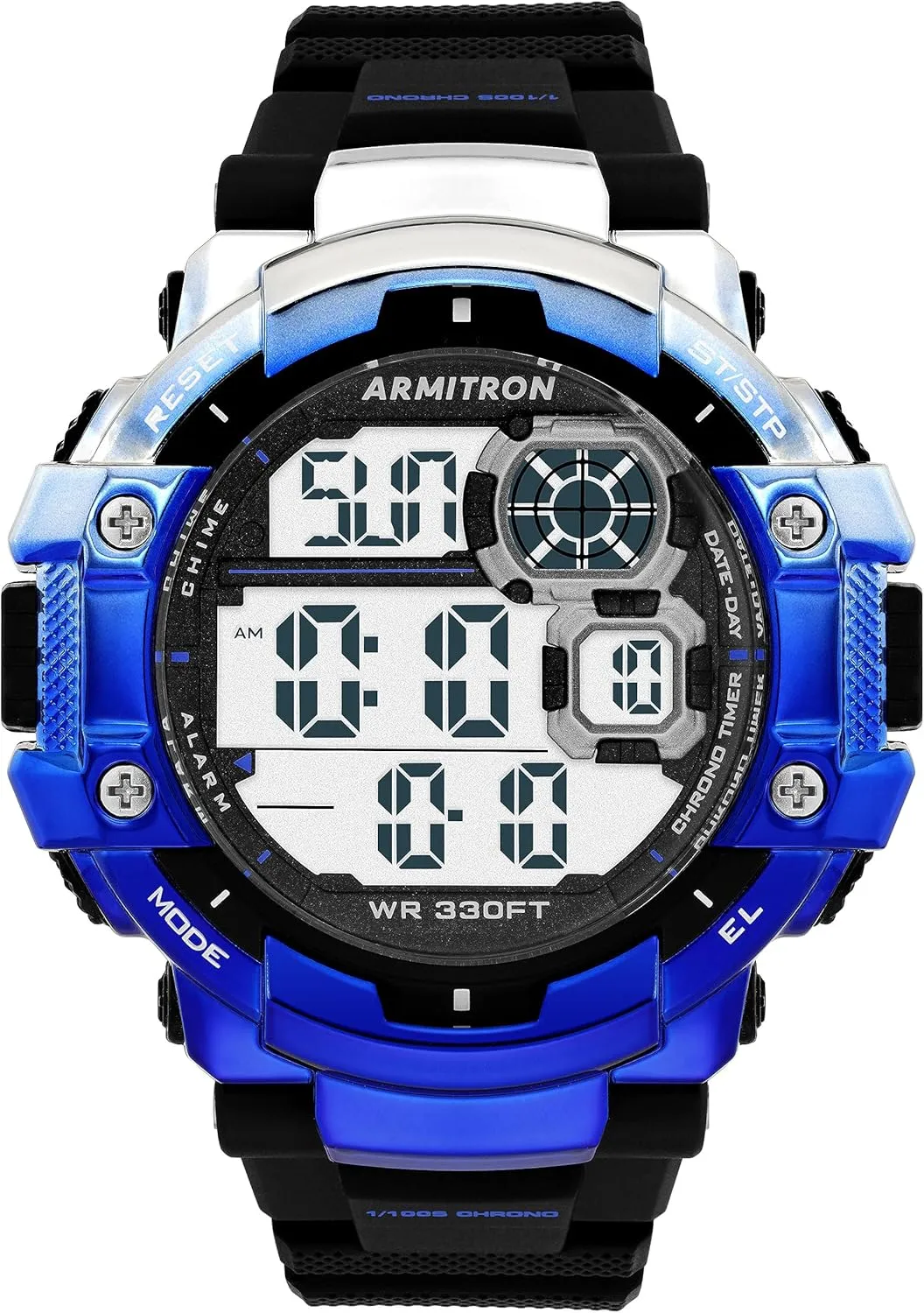 organism ship eclipse Digital Chronograph Resin Strap Watch, 40/8309 Armitron Sport Men's 