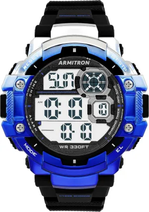 organism ship eclipse Digital Chronograph Resin Strap Watch, 40/8309 Armitron Sport Men's 