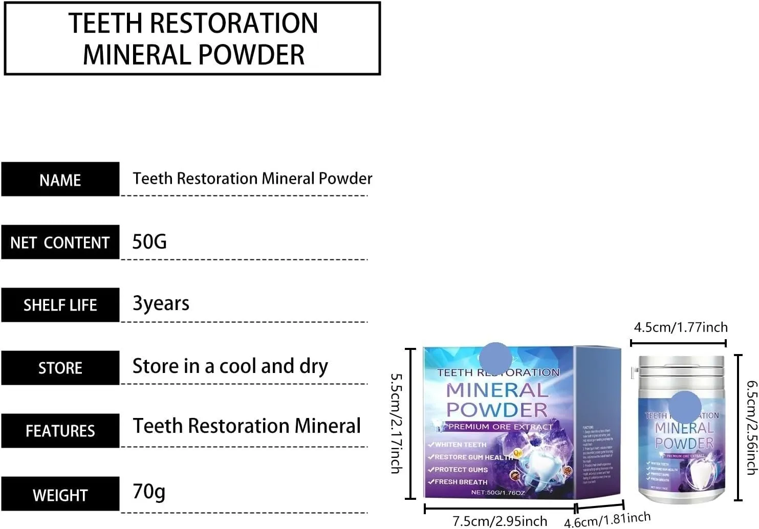 orientation refute systematize Health Support(1PCS) Natural Teeth Whitening Powder - Gentle Stain Removal, Breath Freshener & Gum 