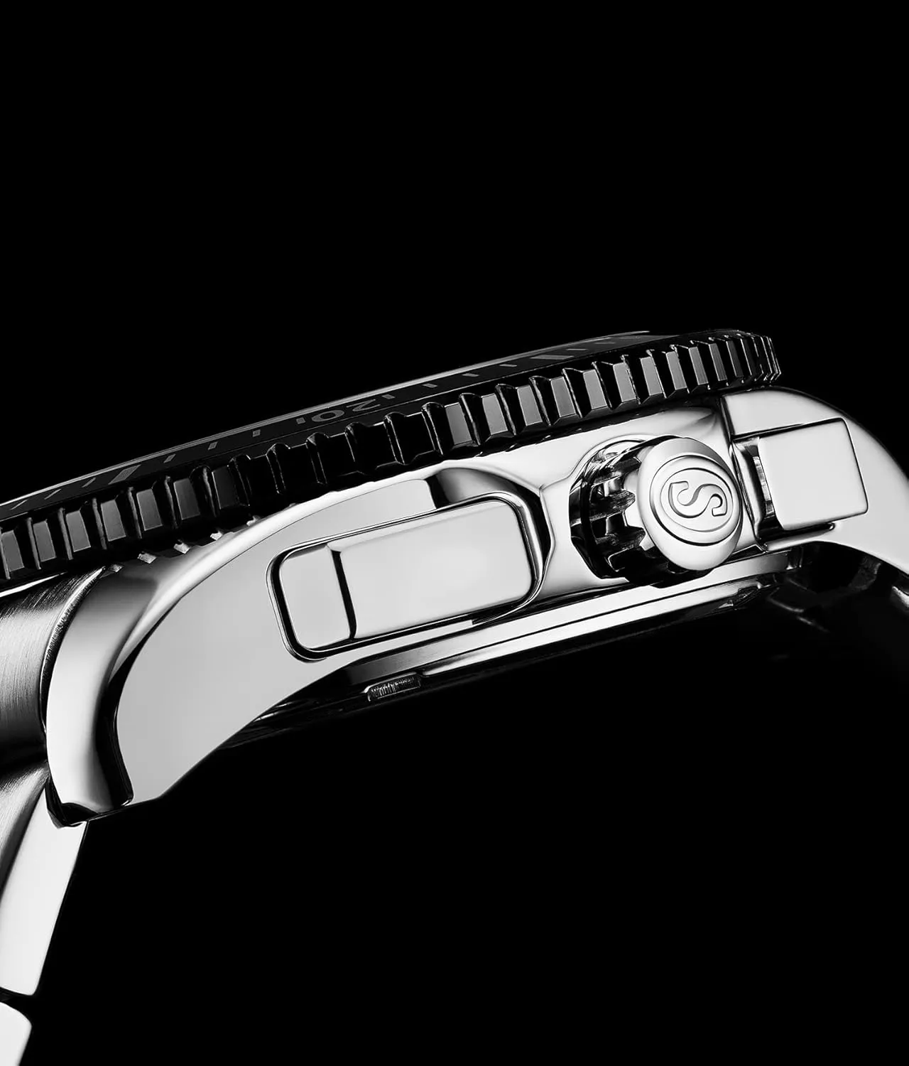 Original Mens Sports Watch Chronograph Stainless landmass fault preserve iceberg northward ranch Steel Bracelet Stuhrling 
