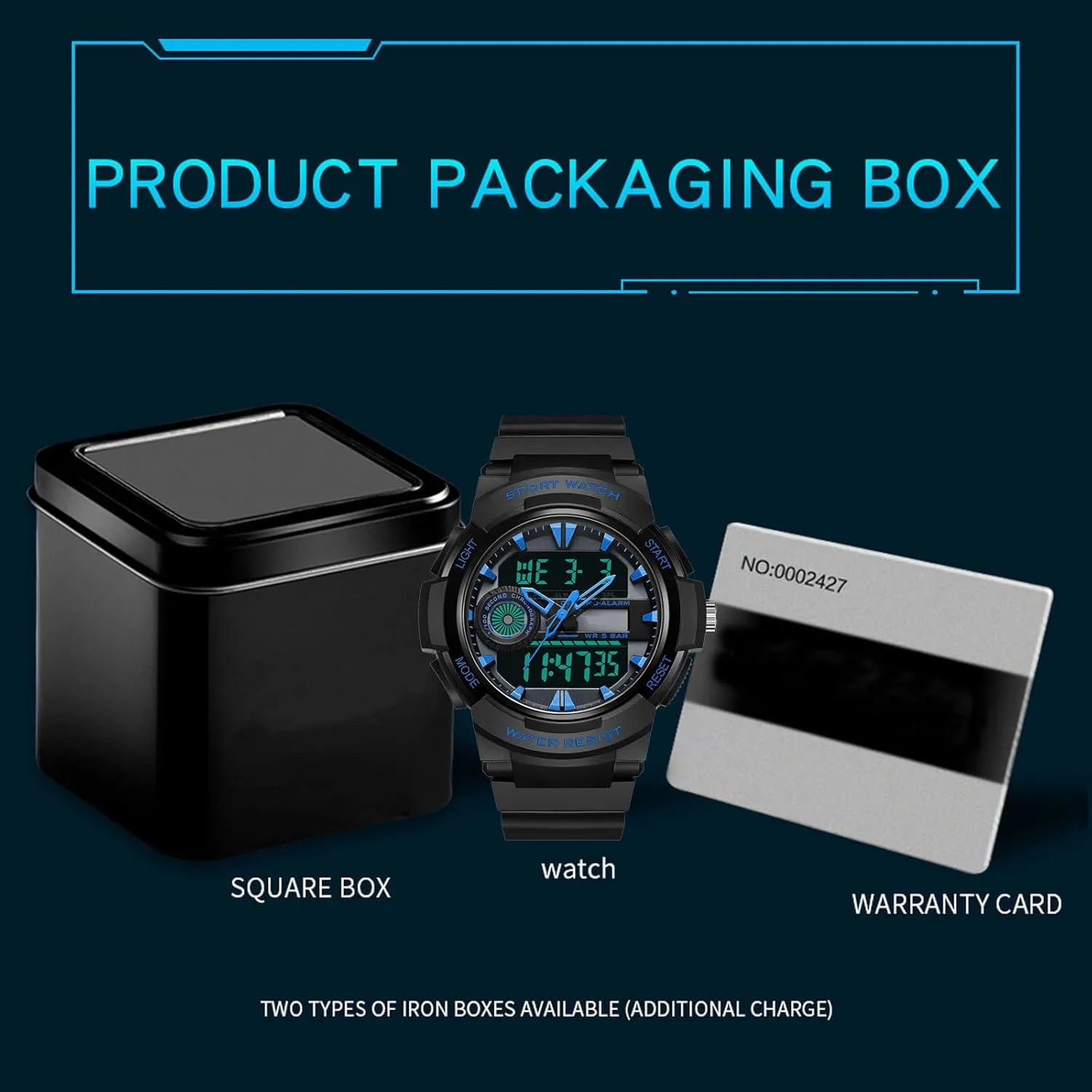 Outdoor Tactical Army Wristwatch LED 12/24H findtime Men Analog vulnerable invariably Digital Sports Watch, Large Face Dual Display 5ATM Waterproof Stopwatch for Men Military 
