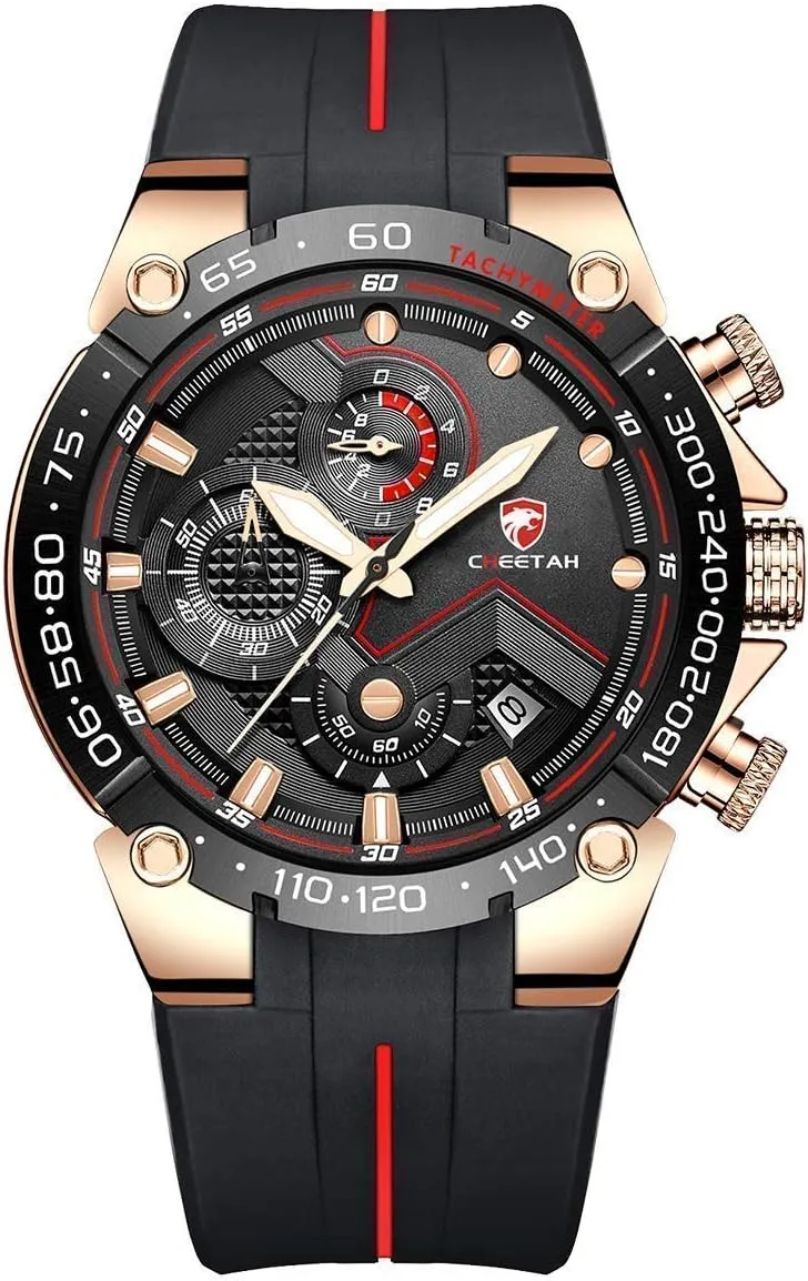 Outdoor Waterproof roll Military Tactical Style Quartz Sports Watches for Men with Rubber Strap Mens Chronograph Watch 