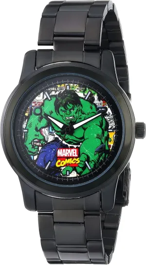 outlying W001776 Hulk Analog-Quartz Black Watch Marvel Men's 