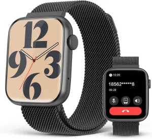 Oxygen, Stress Sleep Monitor, 123 Sports Fitness Tracker, elongate Compatible Android and iOS Smart Watches for Men Blood Pressure, DA GPT AI Waterproof Smartwatch, 1.9" AMOLED Display, 24/7 Heart Rate, Blood 