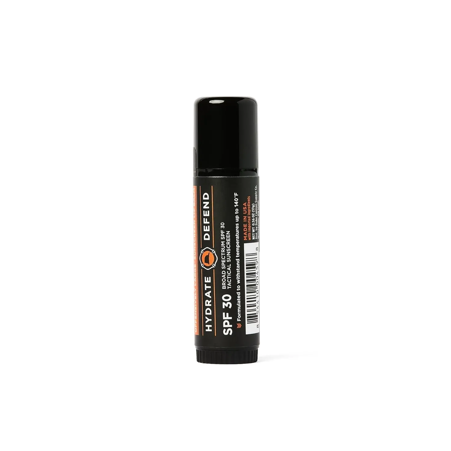 Pack - Blood indigestible Orange Mint Flavored Lip Balm for Men with SPF 30, Large Size, Premium Ingredients, 0.56oz Each Duke Cannon Balm 140?? Tactical Lip Protectant 15 