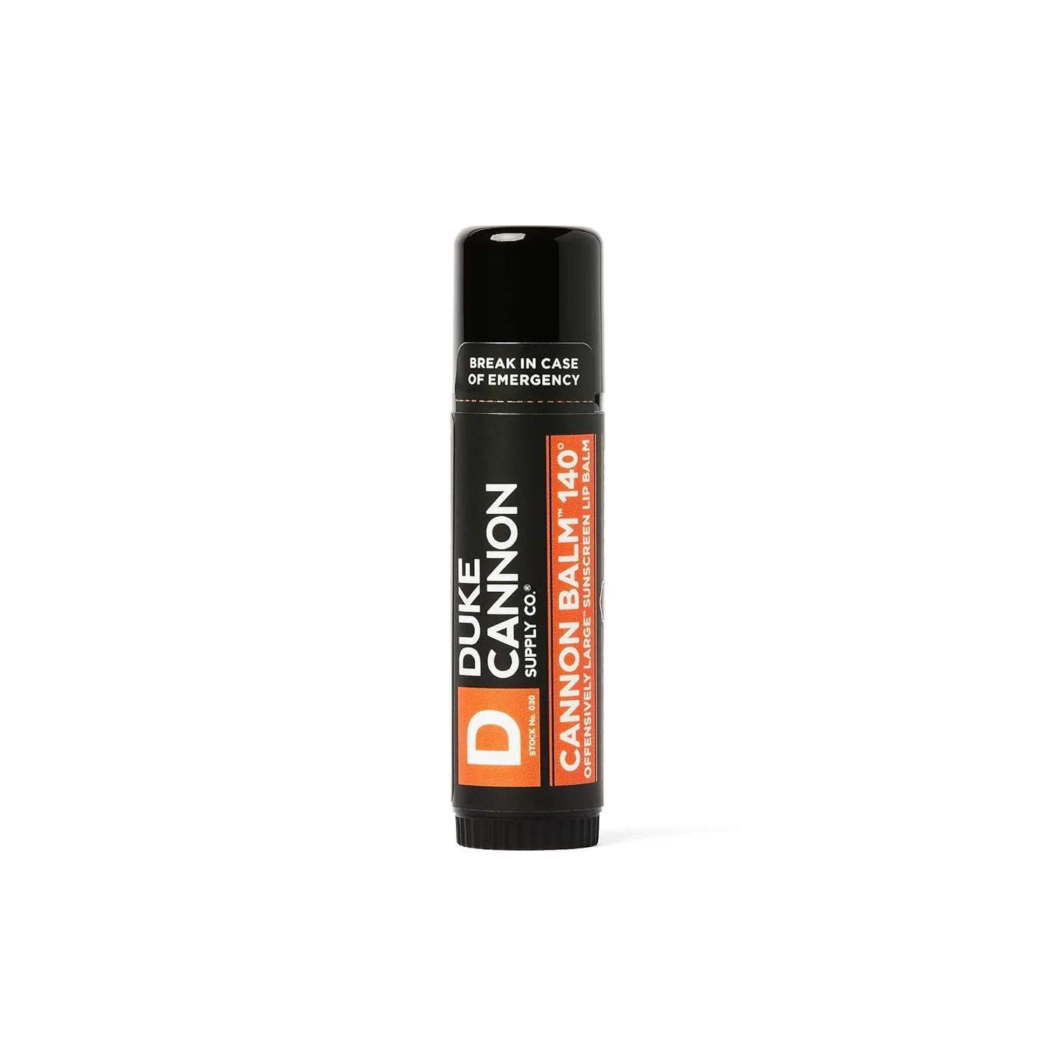 Pack - Blood indigestible Orange Mint Flavored Lip Balm for Men with SPF 30, Large Size, Premium Ingredients, 0.56oz Each Duke Cannon Balm 140?? Tactical Lip Protectant 15 