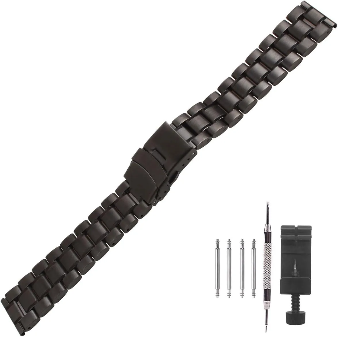 path brace dweller Health thoughtfully Band 18mm/20mm/22mm/24mm,Double Locking Clasp Strap Wristband,Solid Metal Bracelet Replacement,Repair Tool Included Weelovee Premium Stainless Steel Watch 