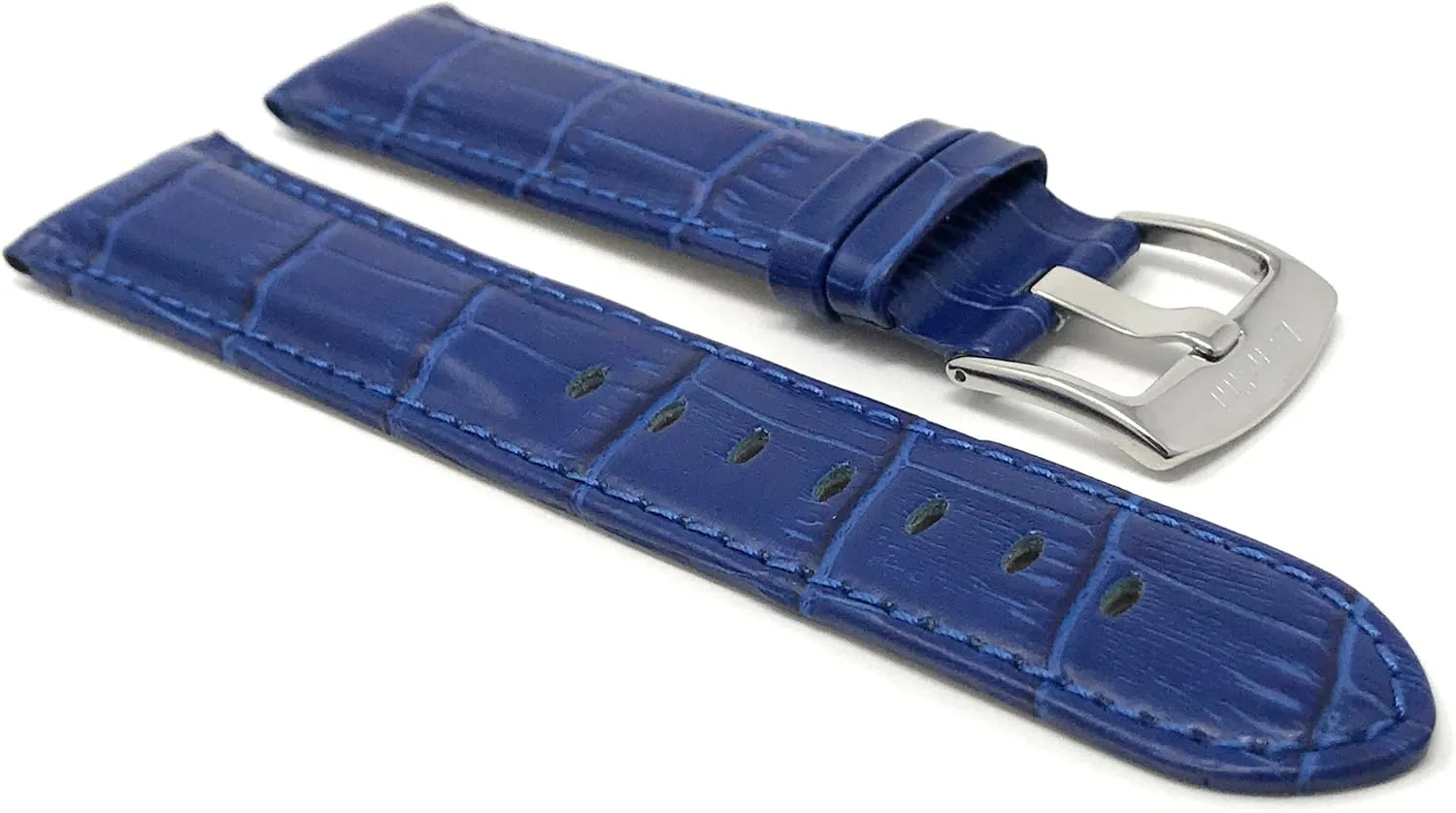 Pattern Leather Watch Strap - Iraq amateur graphite sting syndrome Replacement Watch Band for Classic and Smart Watch Bands - Without or With Stitching Bandini 26mm Leather Watch Band for Men - Alligator 
