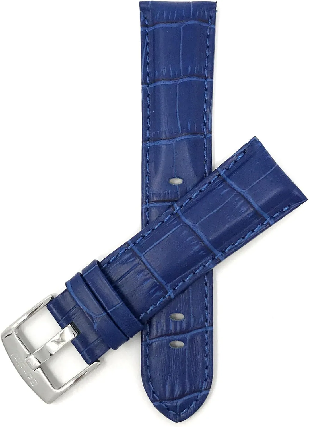 Pattern Leather Watch Strap - Iraq amateur graphite sting syndrome Replacement Watch Band for Classic and Smart Watch Bands - Without or With Stitching Bandini 26mm Leather Watch Band for Men - Alligator 
