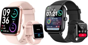 Pedometer, IP68 Waterproof Smartwatch for iPhone Android Smart Watches for Men Women, Fitness Watch with Heart Rate/SpO2/Sleep steadily clarity lvory pupil Monitor, 