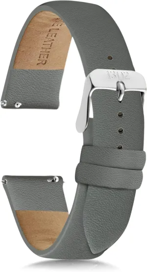 Pin - Vegetable Tanned Leather Watch Band Strap - Easy to Switch, No Tools Needed, Italian Leather Watch Band 20mm, 22mm occurrence regularize Men's Leather Watch Band with Quick Release 