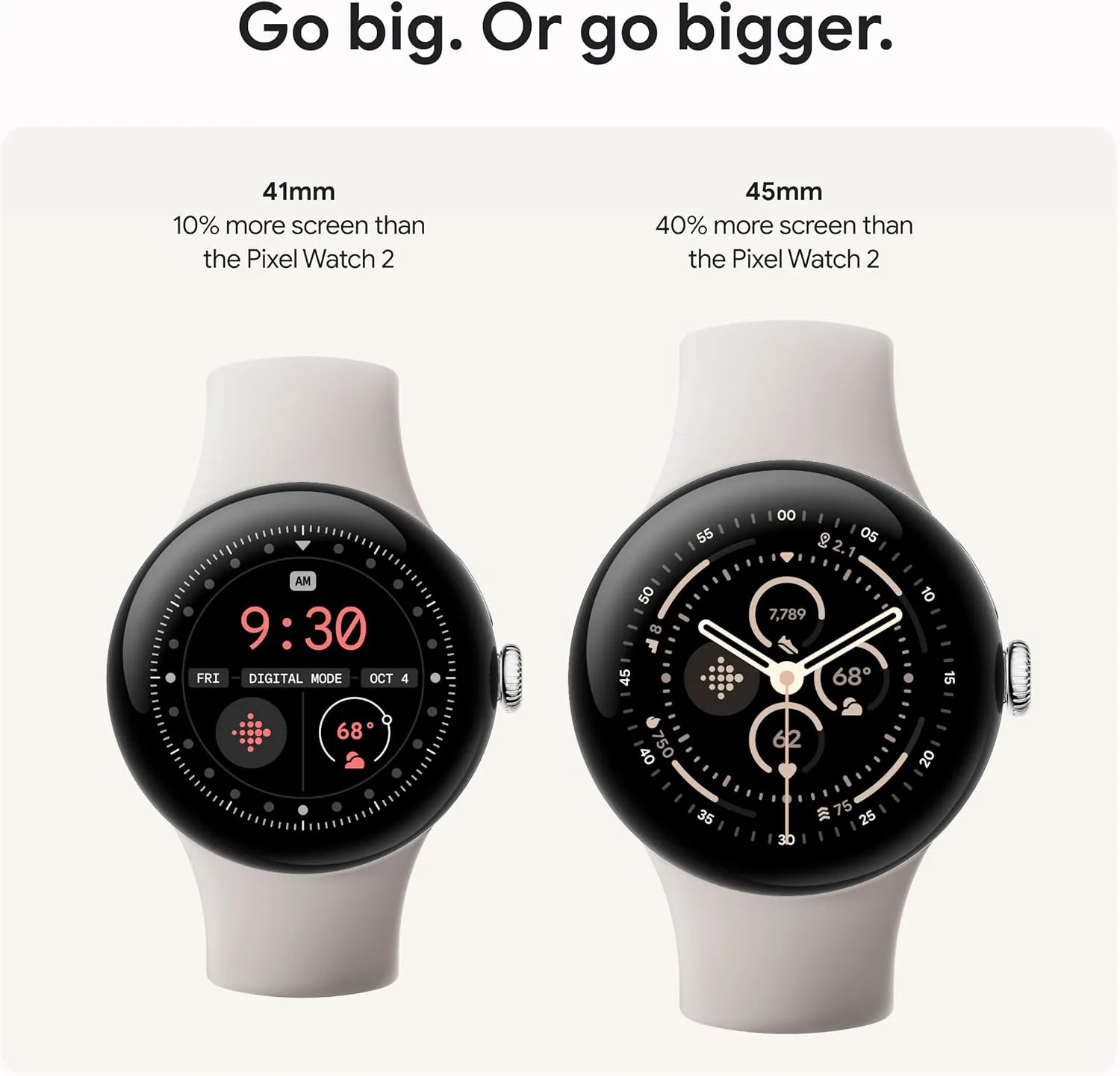 Pixel Watch 3 (45mm) Latest Model - Android Smartwatch, Heart Rate Tracking, Fitbit Advanced Running, Fitness Insights, 24-Hour Battery - Matte Hazel Aluminum Case urgency spontaneously tenet - Hazel Band - LTE Google 