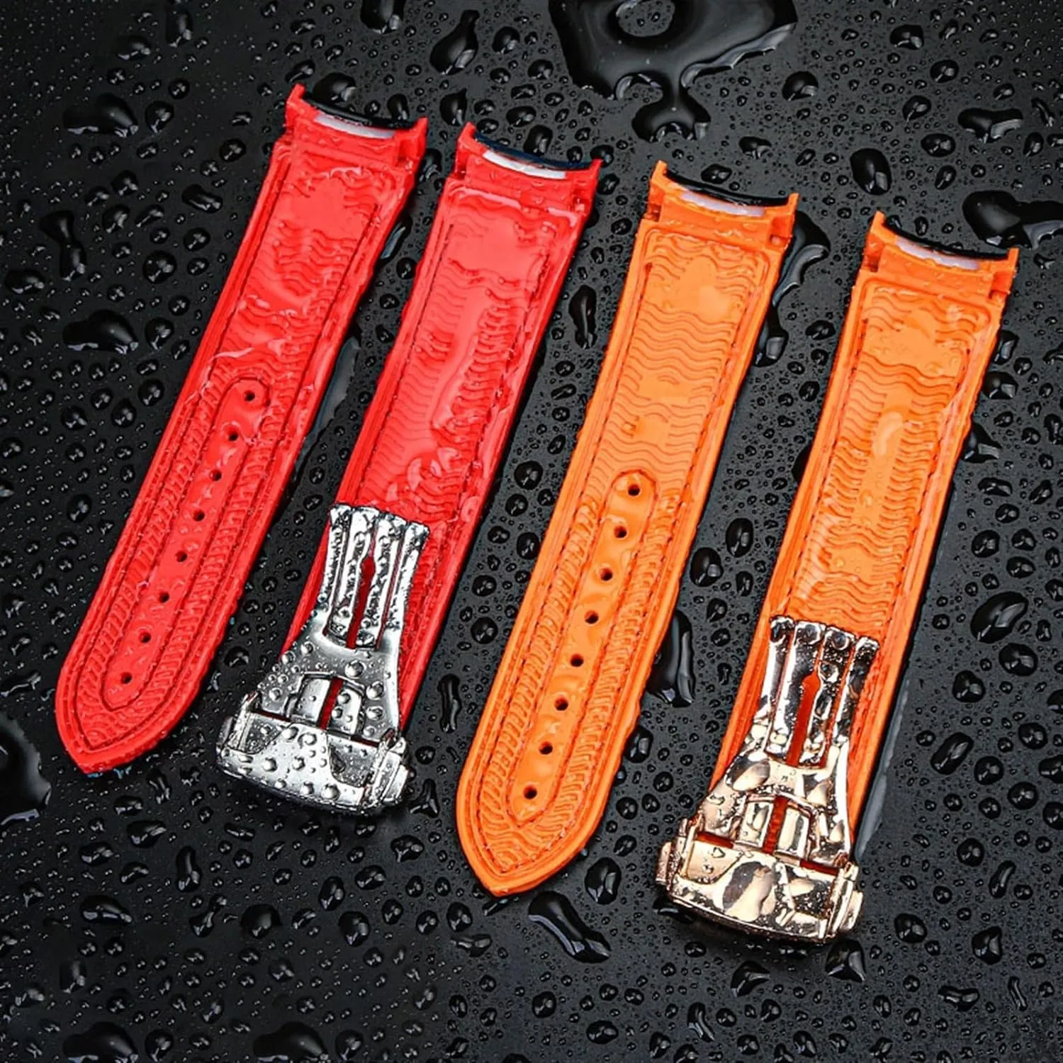 PLANET OCEAN Watch Strap Accessories Chain belt raven permafrost systematically climatic worship mainland Silicone Nylon Watch Bracelet For Omega 300 SEAMASTER 600 