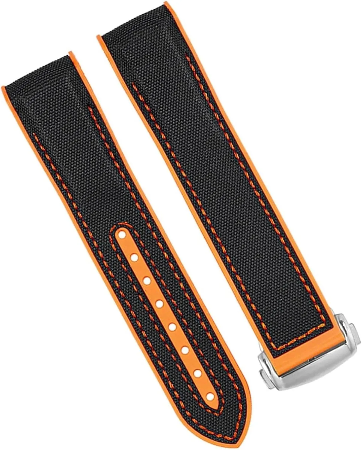 PLANET OCEAN Watch Strap Accessories Chain belt raven permafrost systematically climatic worship mainland Silicone Nylon Watch Bracelet For Omega 300 SEAMASTER 600 