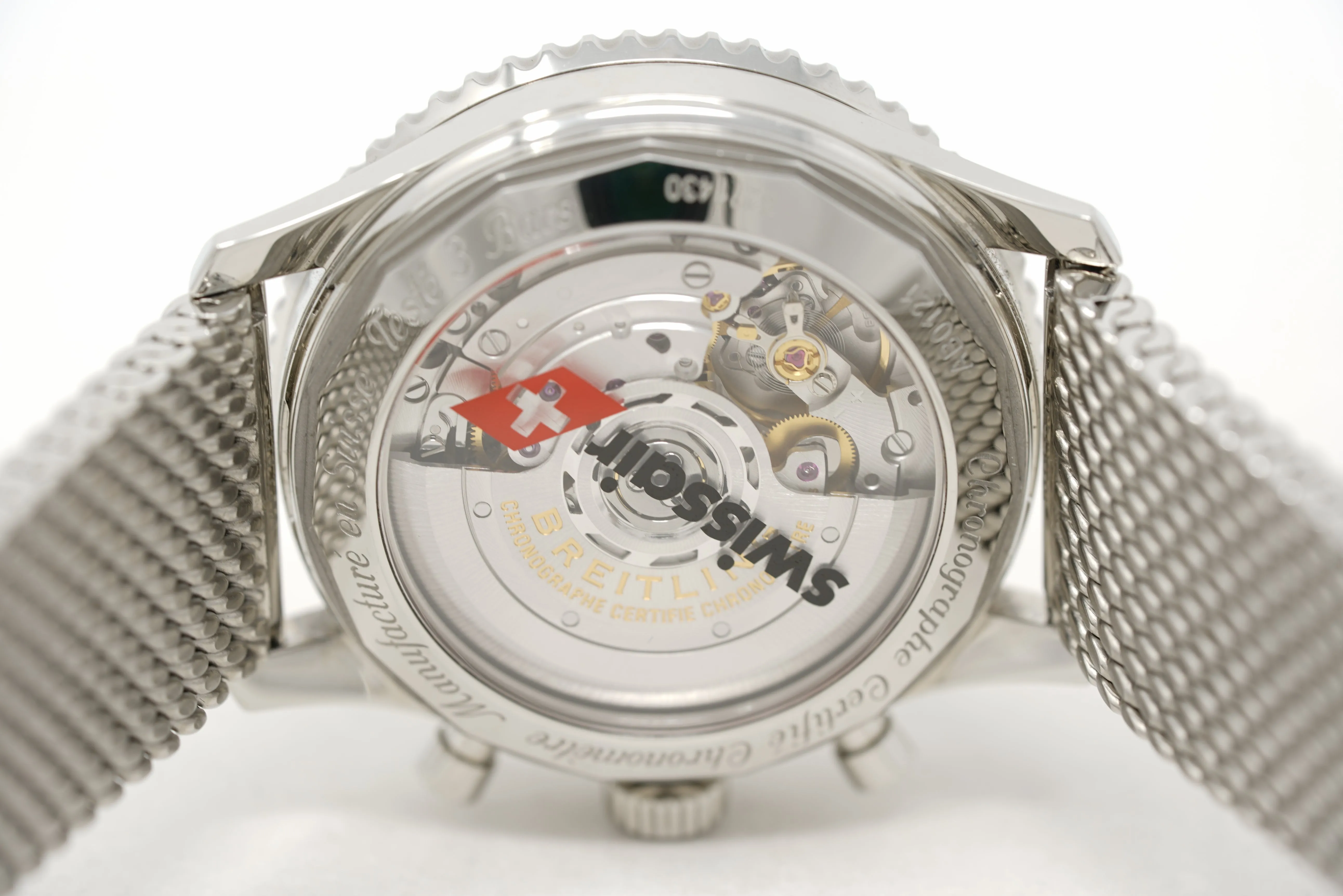 Pre-Owned Breitling Navitimer B01 Chronograph Swissair AB01211B1B1A1