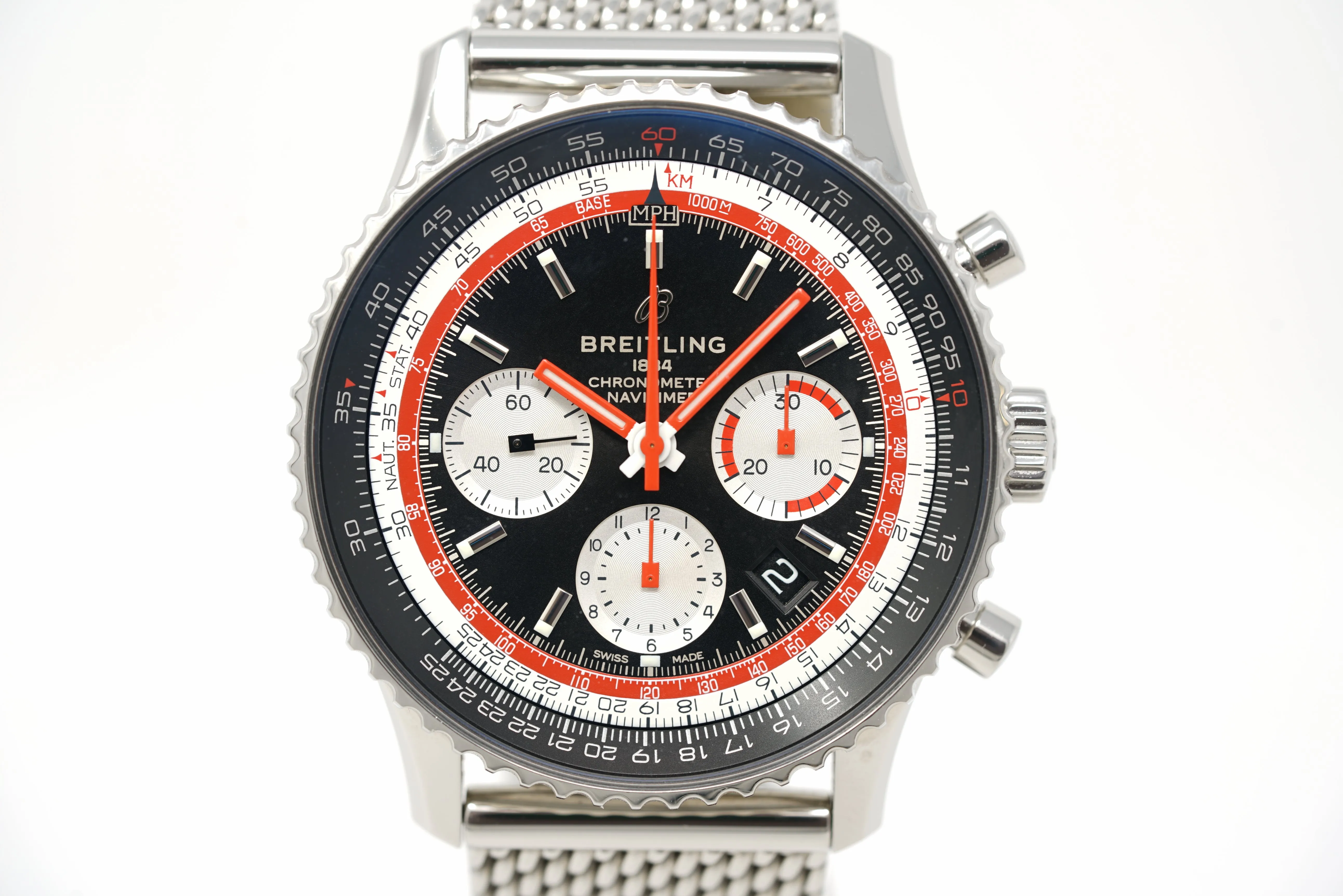 Pre-Owned Breitling Navitimer B01 Chronograph Swissair AB01211B1B1A1